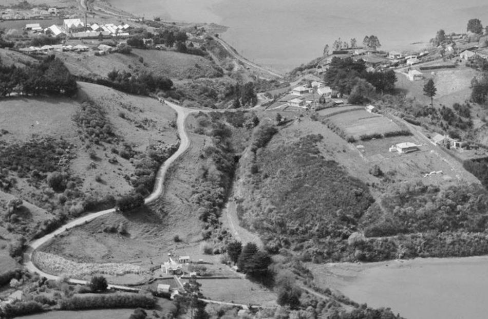 The 1872 tunnel ducks beneath Roseneath. Photo supplied.