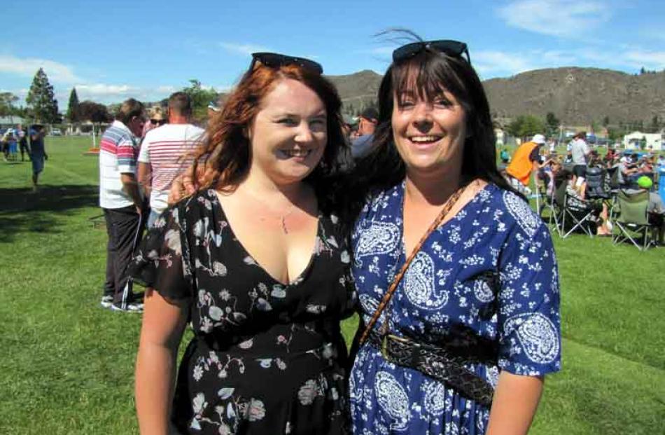 Nicole Davies, of Invercargill, and Leanne McMaster, of Alexandra.