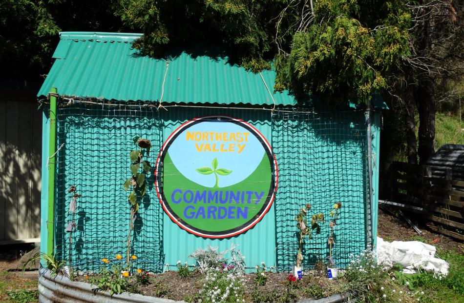 The garden shed is a work of art.