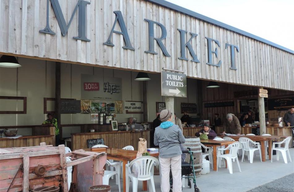 An old packhouse converted into a  purpose-built market at Kerikeri.