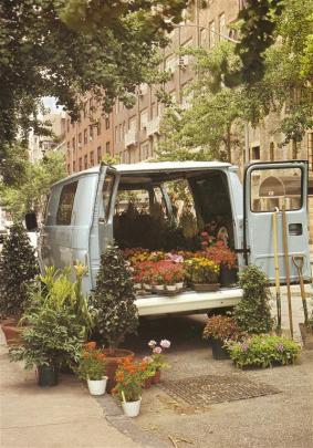 Barry Ferguson's delivery van in New York.