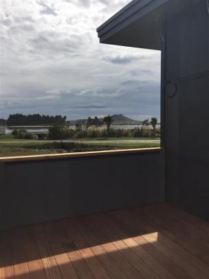 The view from the balcony. Photo: supplied