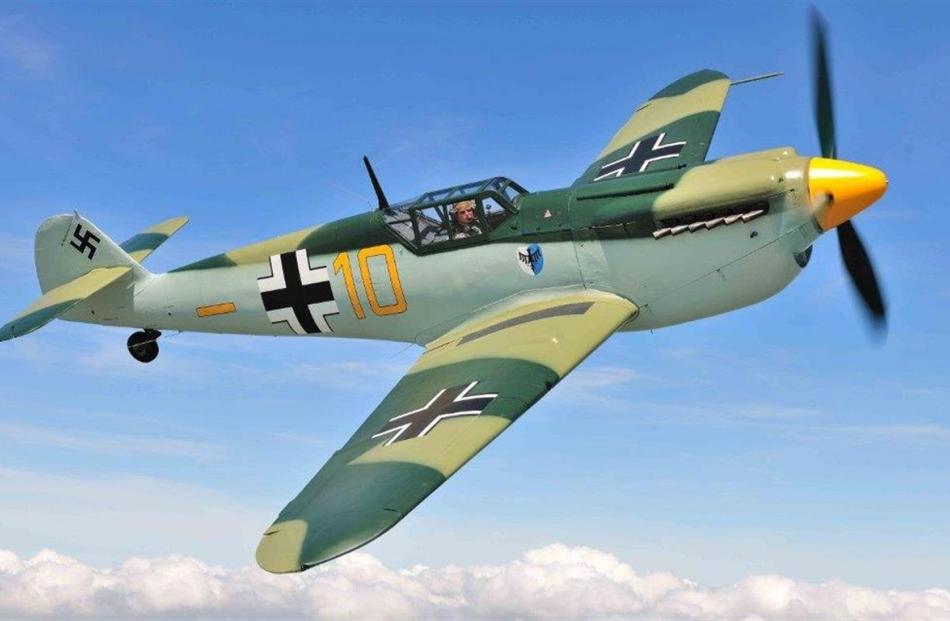 A Messerschmitt Bf109 in flight. Photo by Richard Paver.