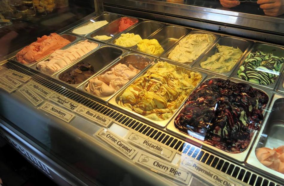 Some of the smoothest gelato ever tasted at Colin James.