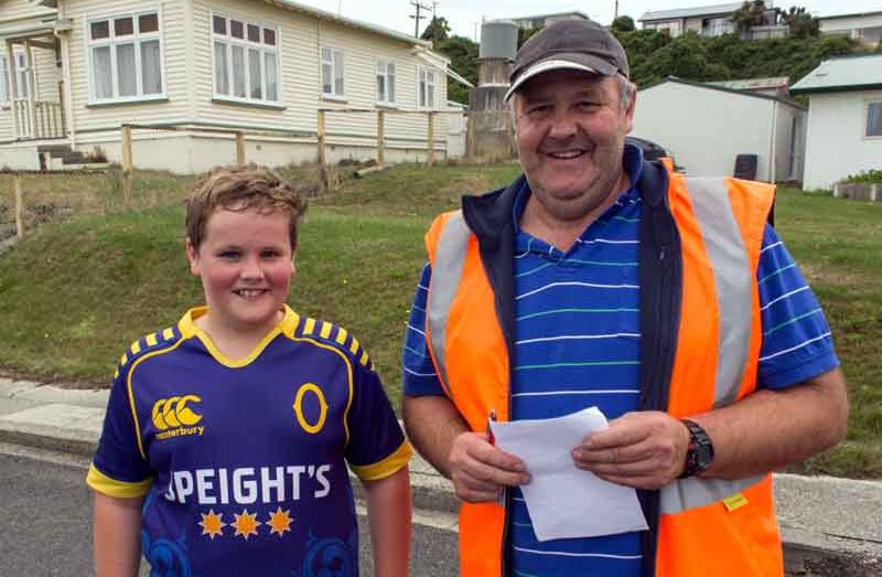 Elliot (11) and Andrew Budge, of Balclutha.
