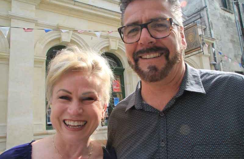 Donna Kinkade and Peter Fulton, both of Oamaru.
