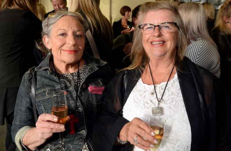 Yvonne Joel (left) and Liz Nevill, both of Dunedin.