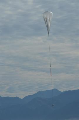 The first Nasa super-pressure balloon is launched in  Wanaka on March 31 last year. Photo by...