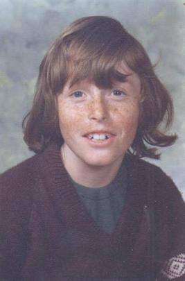 As a schoolboy in Manurewa in the late 1970s.