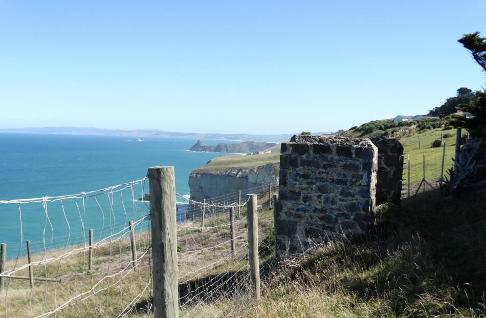 Between sea, land and sky ...  The clifftops by Cargill’s Castle, which are being discussed as a...