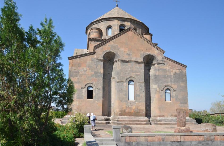 Echmiadzin Cathedral, known as the Mother Cathedral of Armenia, built around AD303.
