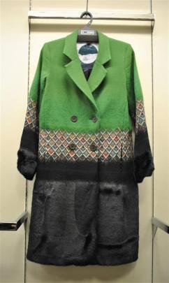 Cooper Danish Pastry jacket, faux fur/wool blend, $999, at H& J Smiths, Dunedin.