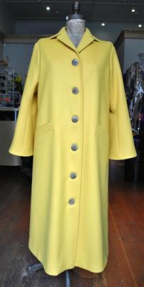 Dada French coat, pure felted wool with Bakelite vintage buttons, $1200, at Dada.