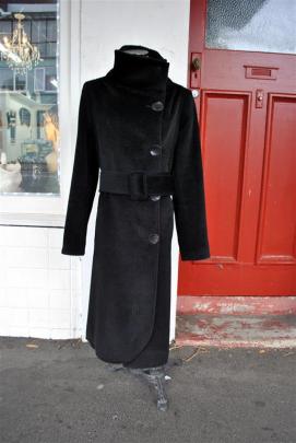 Taylor fully-lined NZ-made coat, $595.00, at Inside Out, George St, Dunedin.