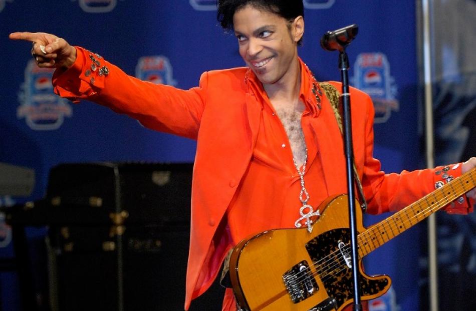 Prince was 57 when he died. Getty Images