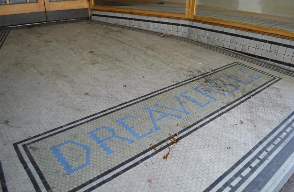 Tiles in the entrance to the Dreavers George St building still carry the name. Photo: David Murray