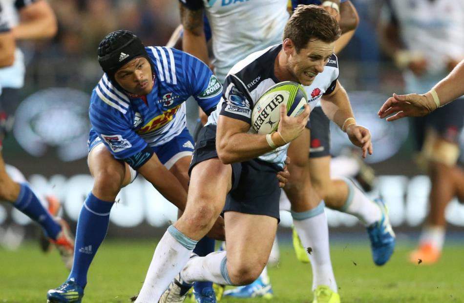 Bernard Foley of Waratahs during the Super Rugby match between the Stormers and Waratahs at DHL...