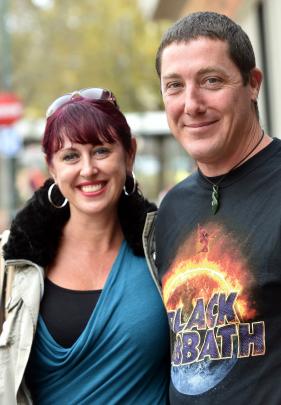 Lisa Holgate and Mike McKenna, of Waitarere Beach enjoyed the concert. Photo: Peter McIntosh