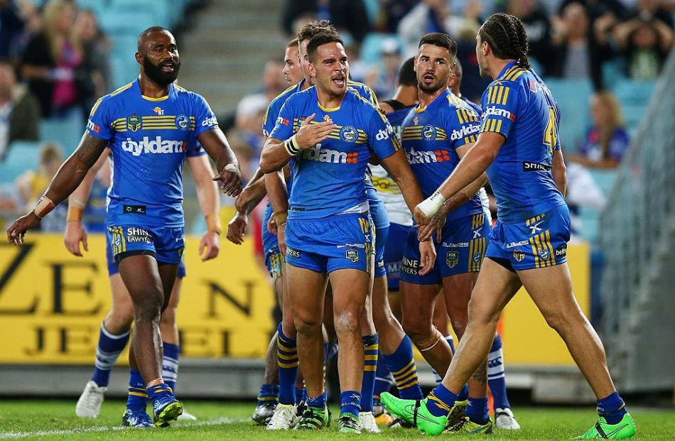 The Parramatta Eels will lose their 12 competition points gained this season. Photo: Getty Images