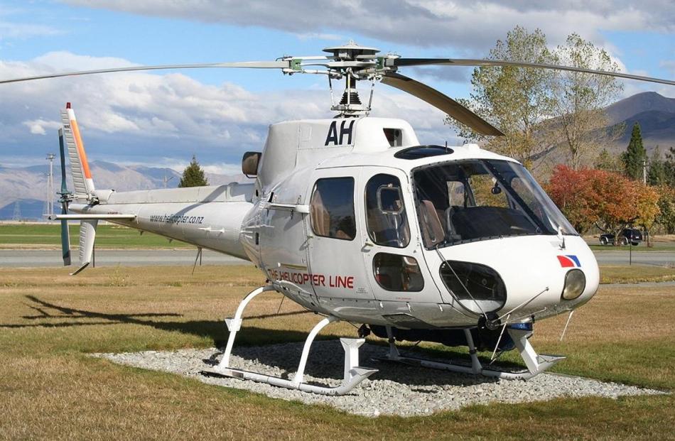 One of The Helicopter Line's leased aircraft at Twizel. Photos from Wikimedia Commons.