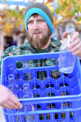 Raw milk customer Sam McMullan of Northeast Valley.