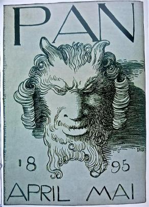 Front cover of the April/May 1895 issue of Pan, an arts and literary magazine published in Berlin.