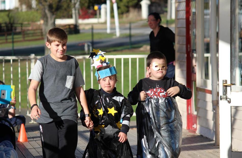 Sean Anderson (11), Jessica Liggett-Jelley (7) and Tyler Reeves (6).