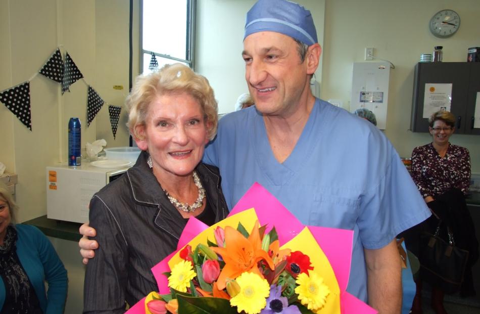 General surgeon Graeme Millar was one of many well-wishers who gathered for a special afternoon...