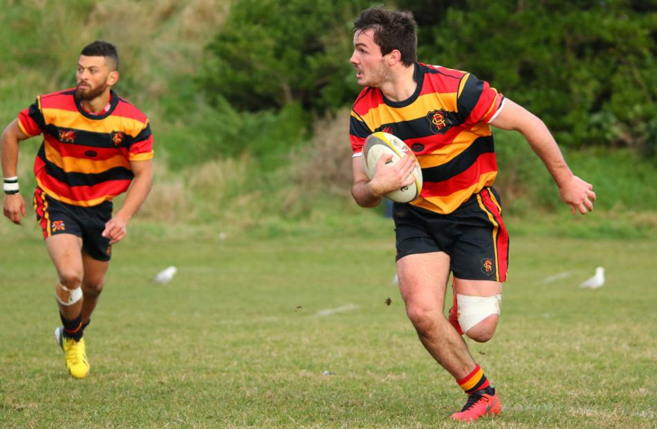 Action from today's match between Zingari-Richmond and Pirates. Photo: Caswell Imagesjpg