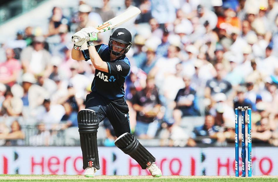 Henry Nicholls in action for New Zealand last summer. Photo: Getty Images