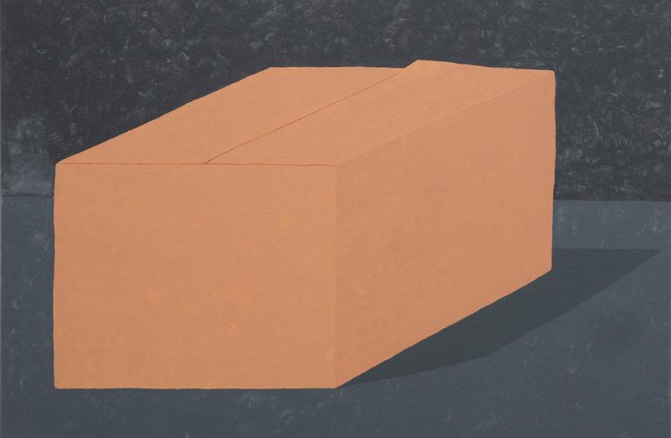 Nick Austin, Negative Production (detail) (2015), acrylic on canvas, courtesy Hopkinson Mossman....