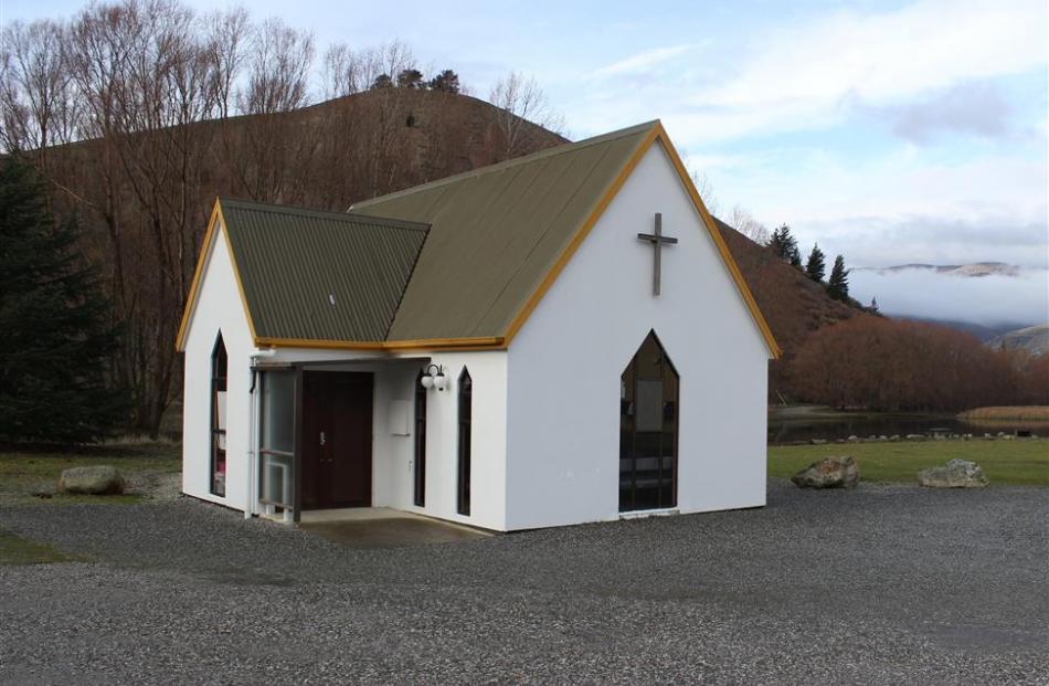 The Lakeside Christian Centre’s small chapel, at Lowburn.