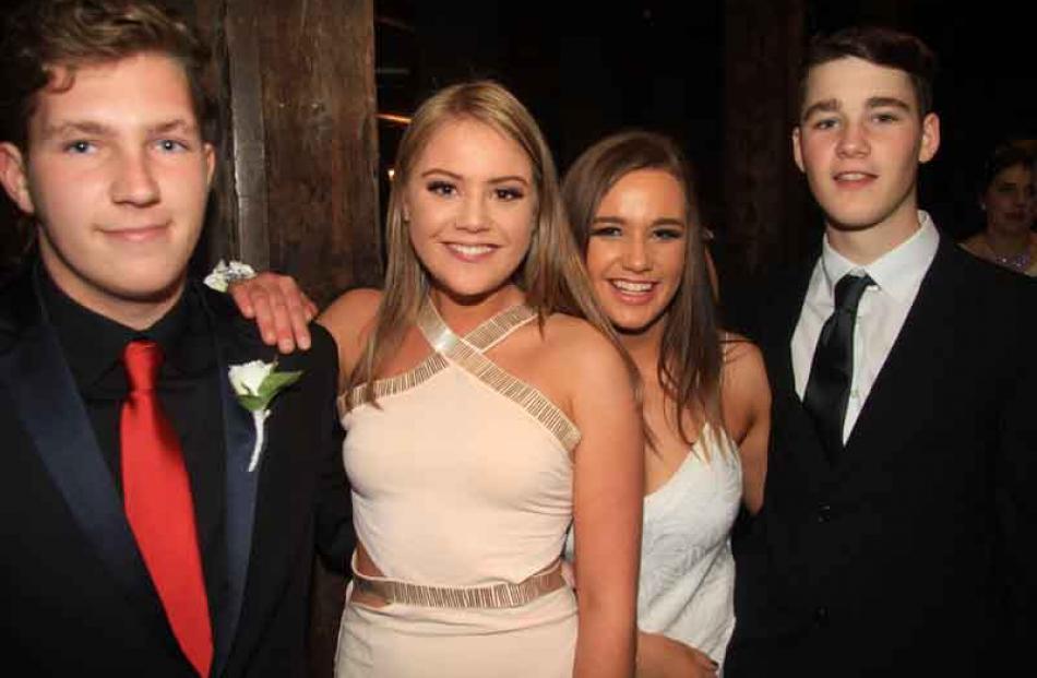 Blake James, of Oamaru, Shadea Green and Bayleigh Scannell, both of Queenstown, and Tazman Samson...