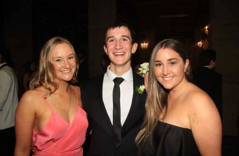 Olivia Anderson, of Danseys Pass, Jesse Young, of Oamaru, and Simone Reid, of Kurow.