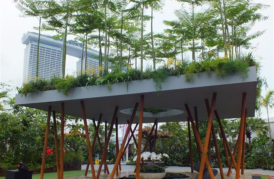 Andrew Wilson and Gavin McWilliam’s garden was the overall winner at the 2014 Singapore Garden...