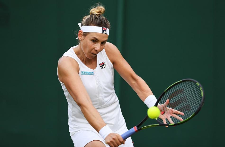 Marina Erakovic in action at Wimbledon. Photo: Getty Images