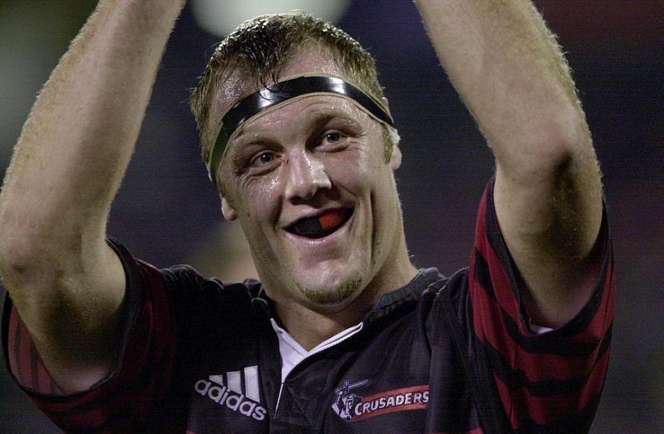 Steve Lancaster during his playing days at the Crusaders. Photo: Getty IMages