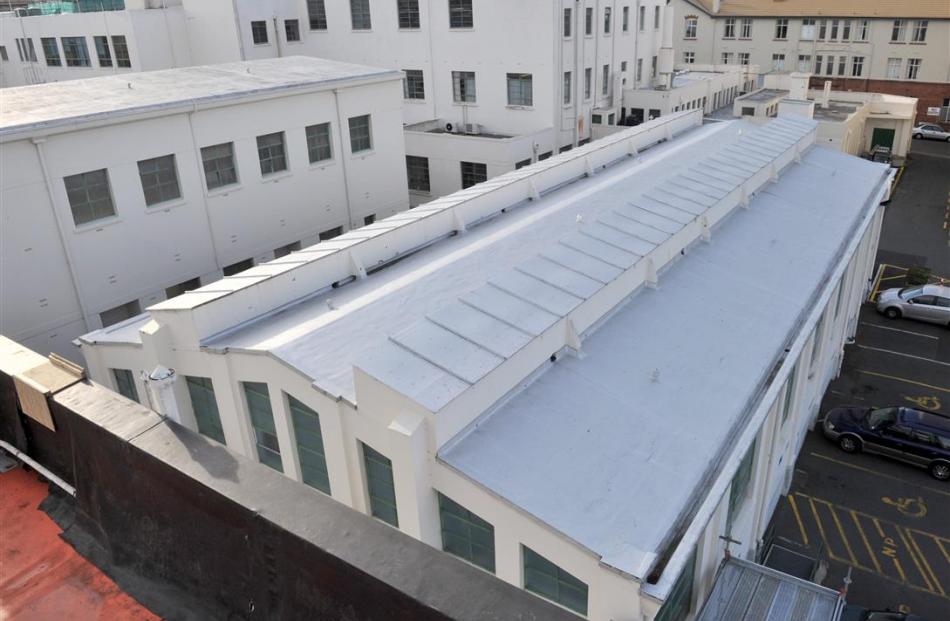 The roof of the physio pool. Photo by Linda Robertson.