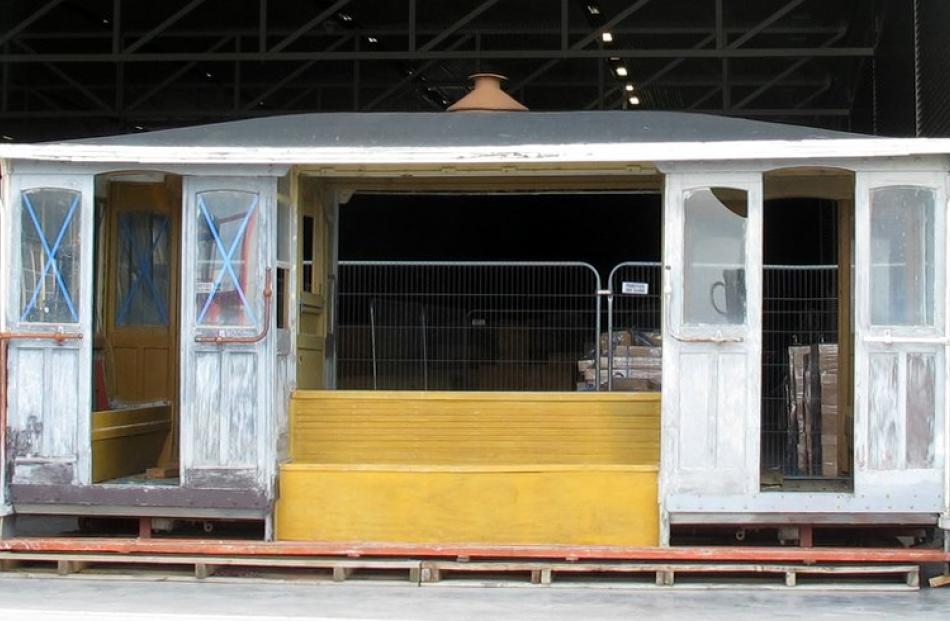 The Dunedin Heritage Light Rail Trust hopes to display these cars in its proposed temporary...