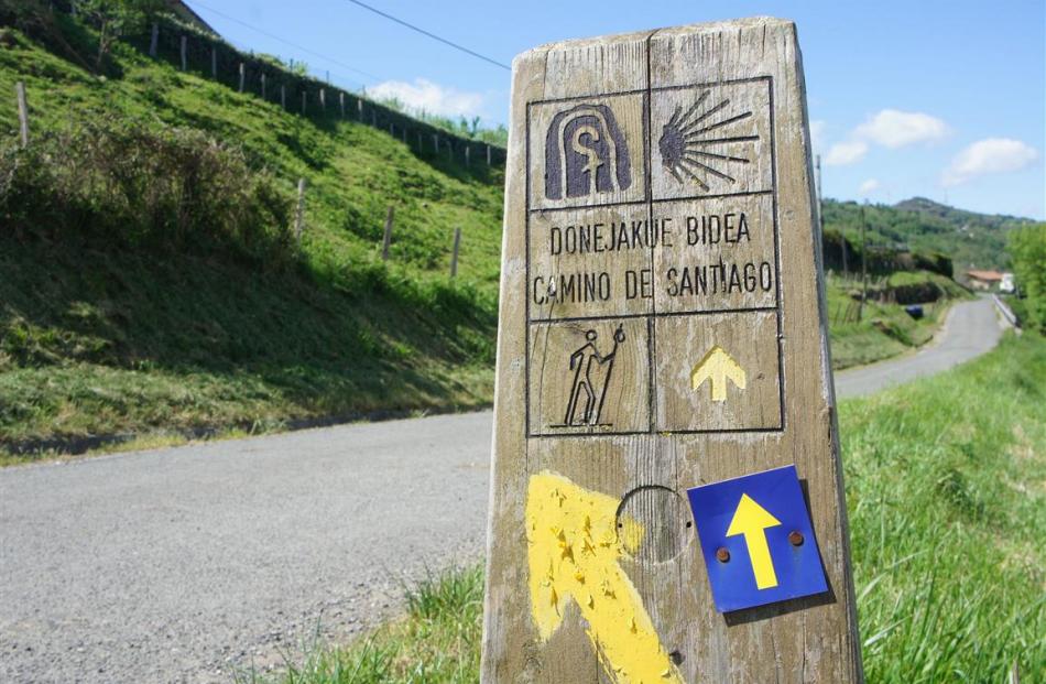 Pilgrims hiking the 825km Northern Way of the Camino de Santiago offer a good — but strenous —...