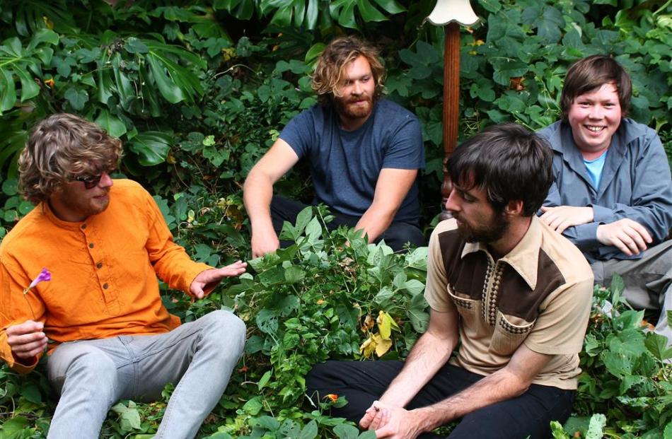 Ha the Unclear (from left) Paul Cathro, Theo Francis, Michael Cathro and Ben Sargeant. Photo...