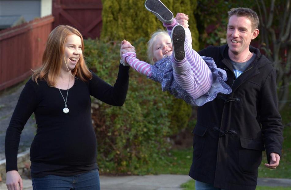 Grant and Patsy Findlay and their daughter Ellie finally have some grass to call their own, after...