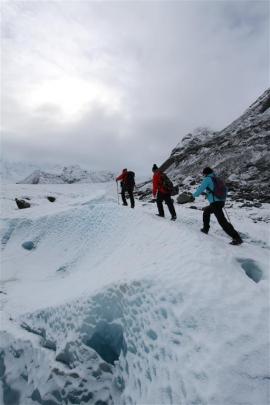 We explore the 29km Tasman Glacier on foot, with Southern Alps Guiding’s chief guide Charlie Hobbs.