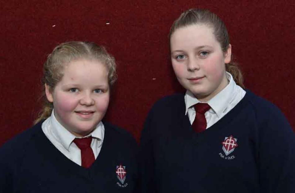 Amy Hook (12) and Tara Hook (14).