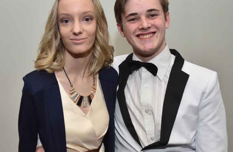 Kimberley Elliott (17) and Harrison Campbell (16), both from Bayfield High School.