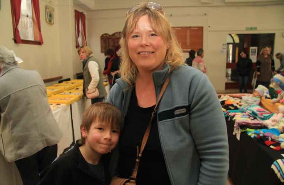 Moses (8) and Sara Martin, of Oamaru.