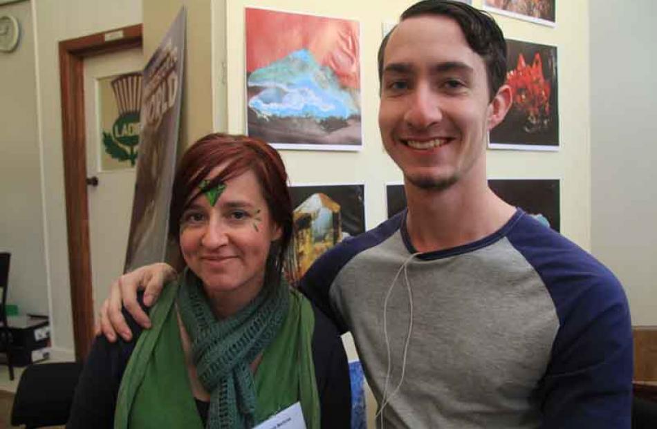 Sonia Martinez, of Oamaru, and Jeran McFarlane, of Perth, WA.
