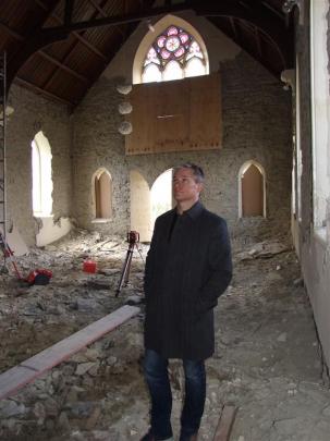 Brendon Urlich examines early work in  2013, as work began on the interior.