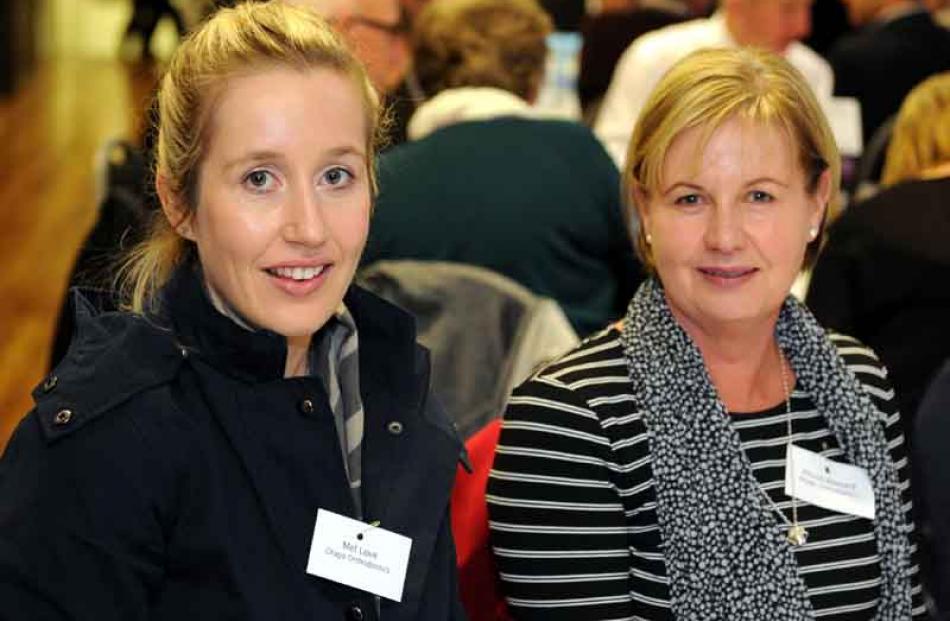 Mel Love and Alison Howard, both of Dunedin.