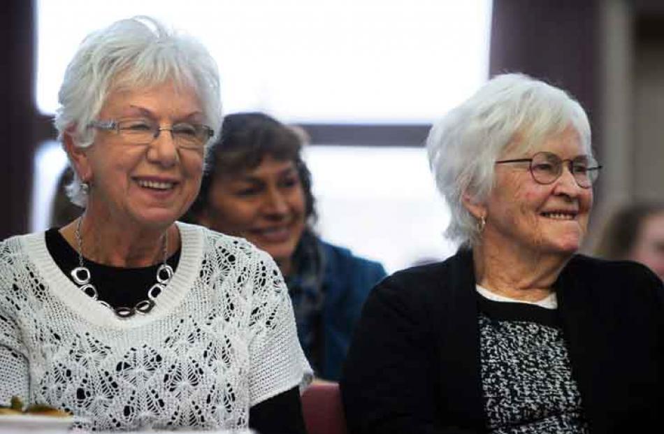 Kay Healy and Betty Laing, both of Dunedin.
